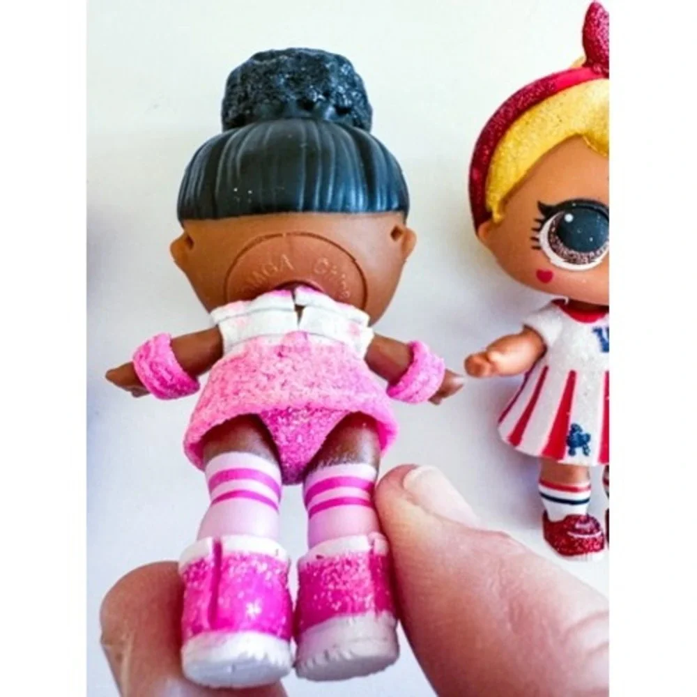 LOL Surprise All Star BBs Cheer Team Dolls Lot of 4 With Accessories Pom Poms